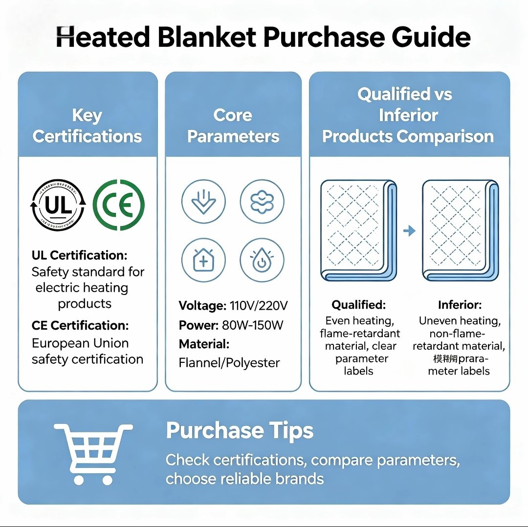 Safety Certification How to Choose a Qualified Heated Blanket Safety Certification How to Choose a Qualified Heated Blanket